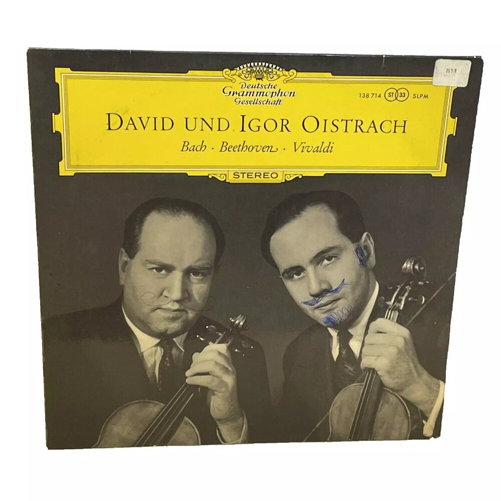 David Und Igor Oistrach (Vinyl, 1961) Deutsche Grammophon SLPM 138 714 VG+ LP